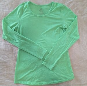 Vibrant Green Long Sleeve Tee